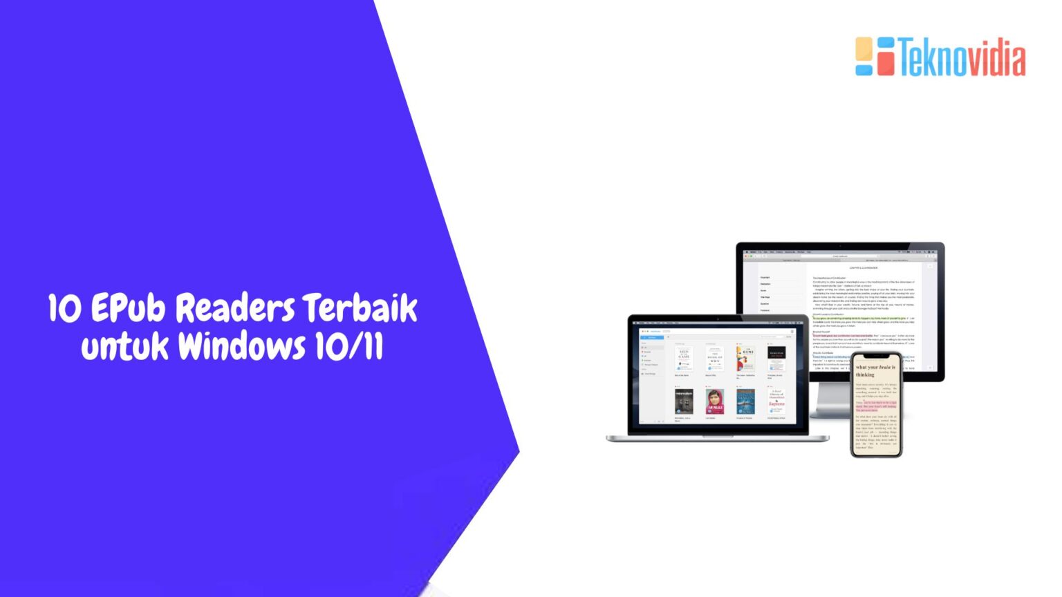 10 EPub Reader Terbaik Untuk Windows 10/11 - Teknovidia