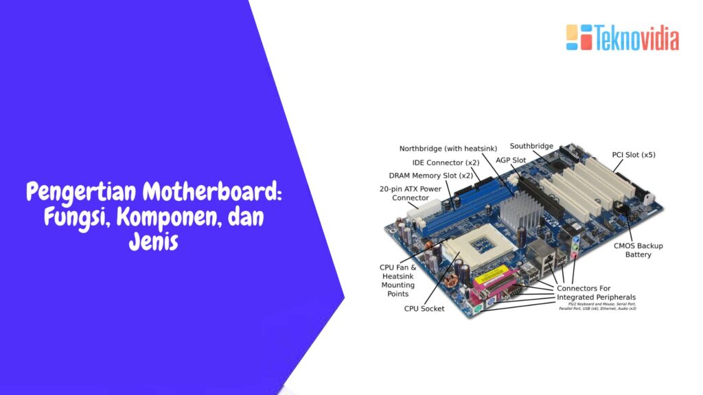 Pengertian Motherboard: Fungsi, Komponen, Dan Jenis