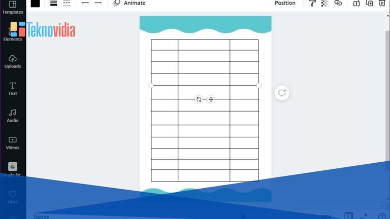 Cara Membuat Tabel Di Canva Dengan Praktis Dan Mudah Teknovidia